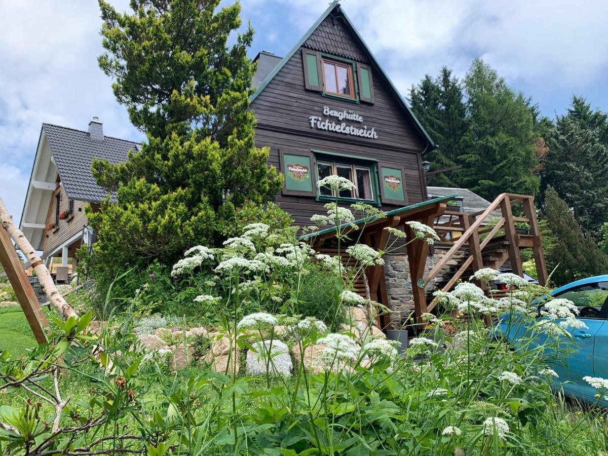 Berghütte Fichtelstreich Villa Oberwiesenthal Exterior foto