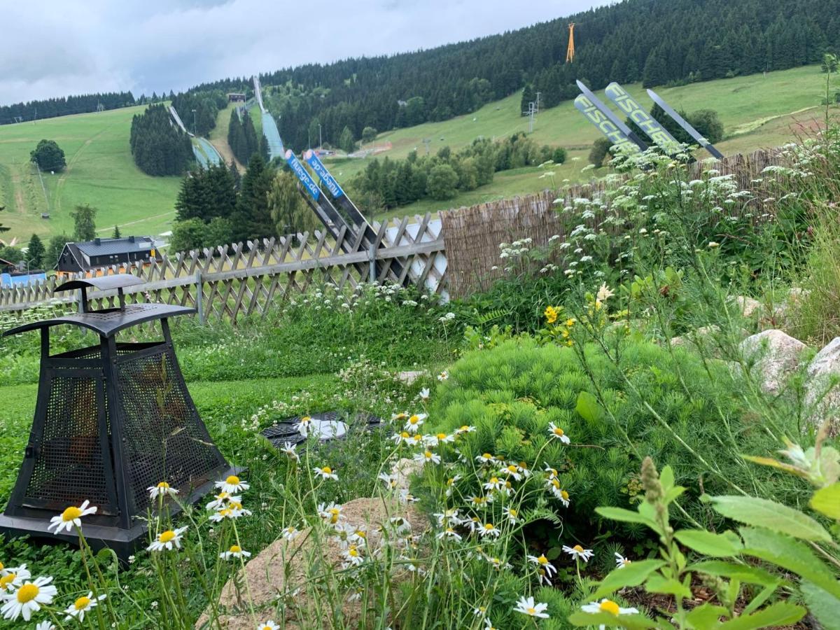 Berghütte Fichtelstreich Villa Oberwiesenthal Exterior foto