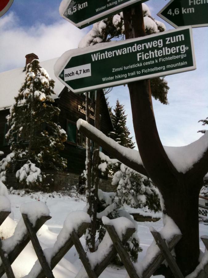 Berghütte Fichtelstreich Villa Oberwiesenthal Exterior foto